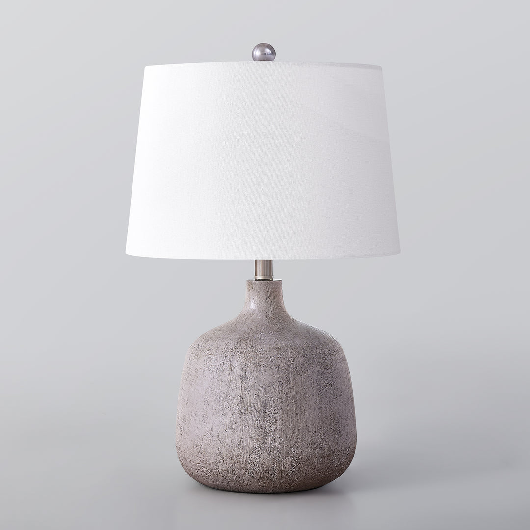 Shimmer 23.5" Farmhouse Resin Table Lamp With Usb And Type C Ports 3 Way Dimmable Rotary Switch Bedside Lamp For Bedroom And Living Room #T275