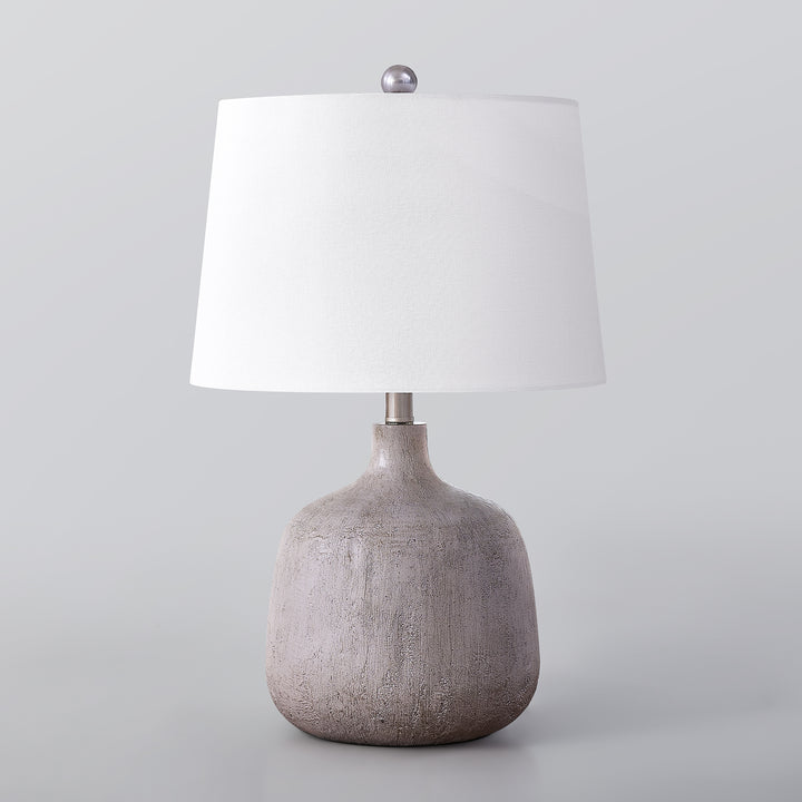 Shimmer 23.5" Farmhouse Resin Table Lamp With Usb And Type C Ports 3 Way Dimmable Rotary Switch Bedside Lamp For Bedroom And Living Room #T275