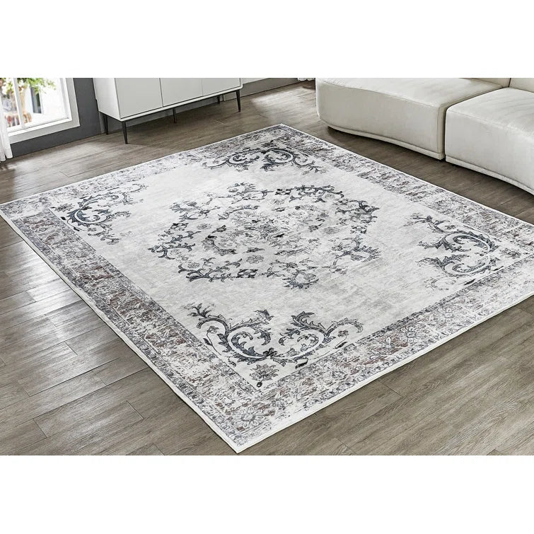 Lobello Faux Cashmere Ornate Rugs