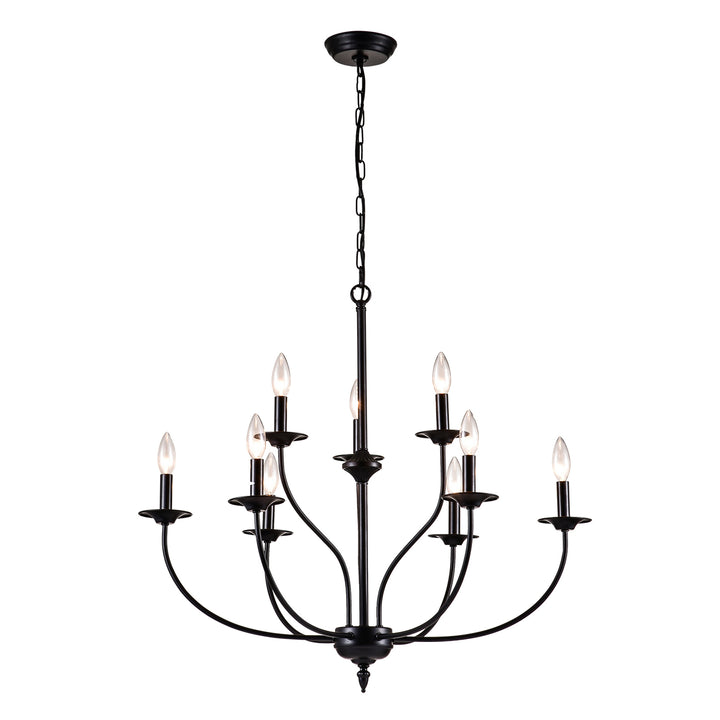 Maxax 9 - Light Dimmable Classic / Traditional Chandelier