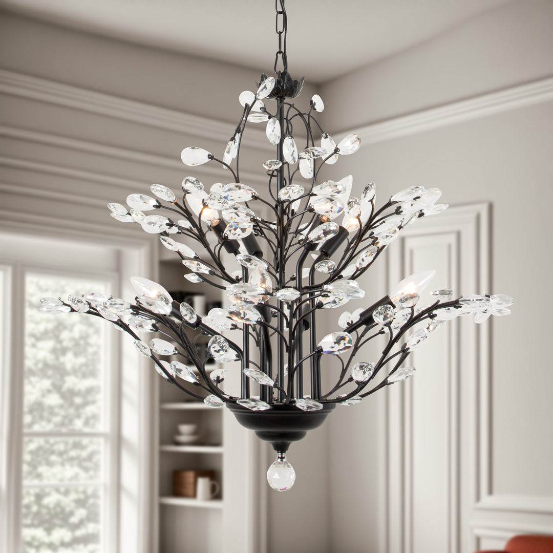 8 - Light Gorgeous Candle Chandelier #19171