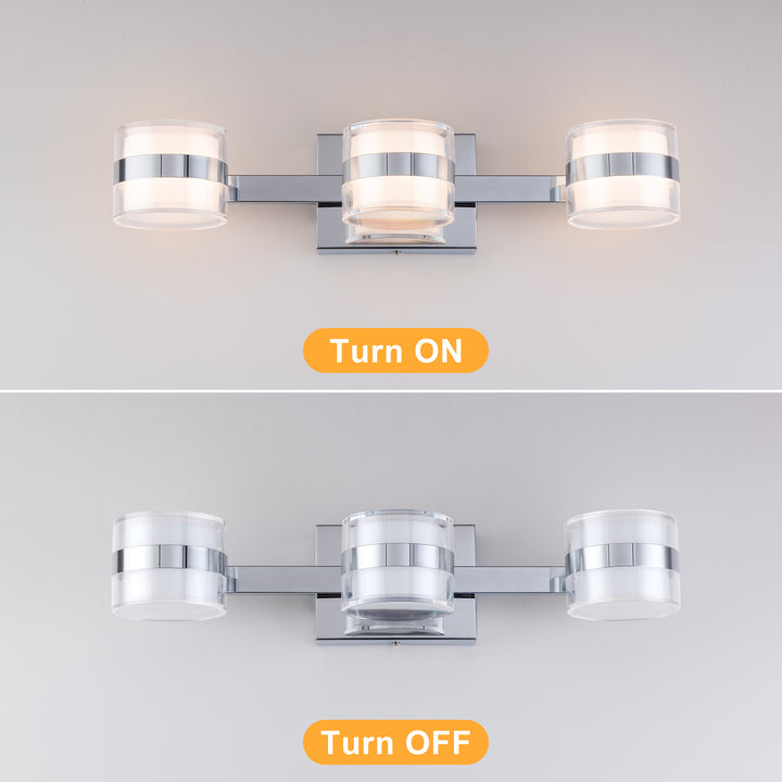 Lumin 3 - Light Dimmable LED Vanity Light #MX21046