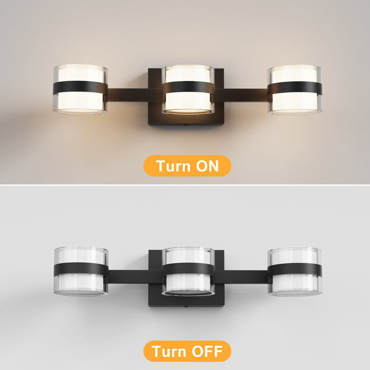 Lumin 3 - Light Dimmable LED Vanity Light #MX21046