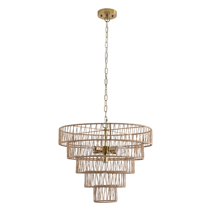 Maxax 5 - Light Dimmable Tiered Chandelier #28005-WD