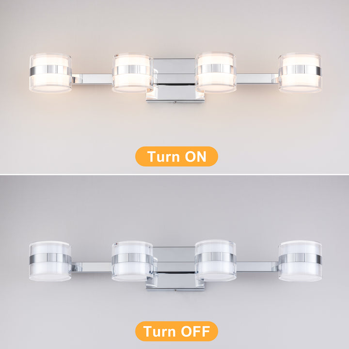 Lumin 3 - Light Dimmable LED Vanity Light #MX21046