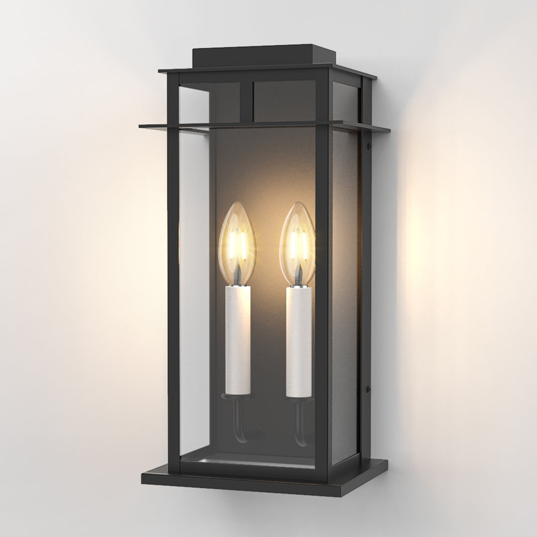 Solstice Outdoor Wall Lantern With Dusk To Dawn #7072