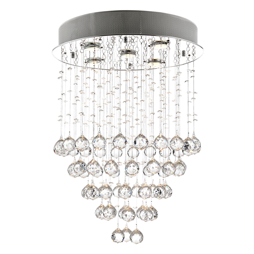 Maxax 5 - Light Tiered Crystal Ceiling Chandelier #MX19029-5-C