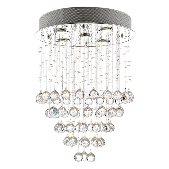 Maxax 5 - Light Tiered Crystal Ceiling Chandelier #MX19029-5-C