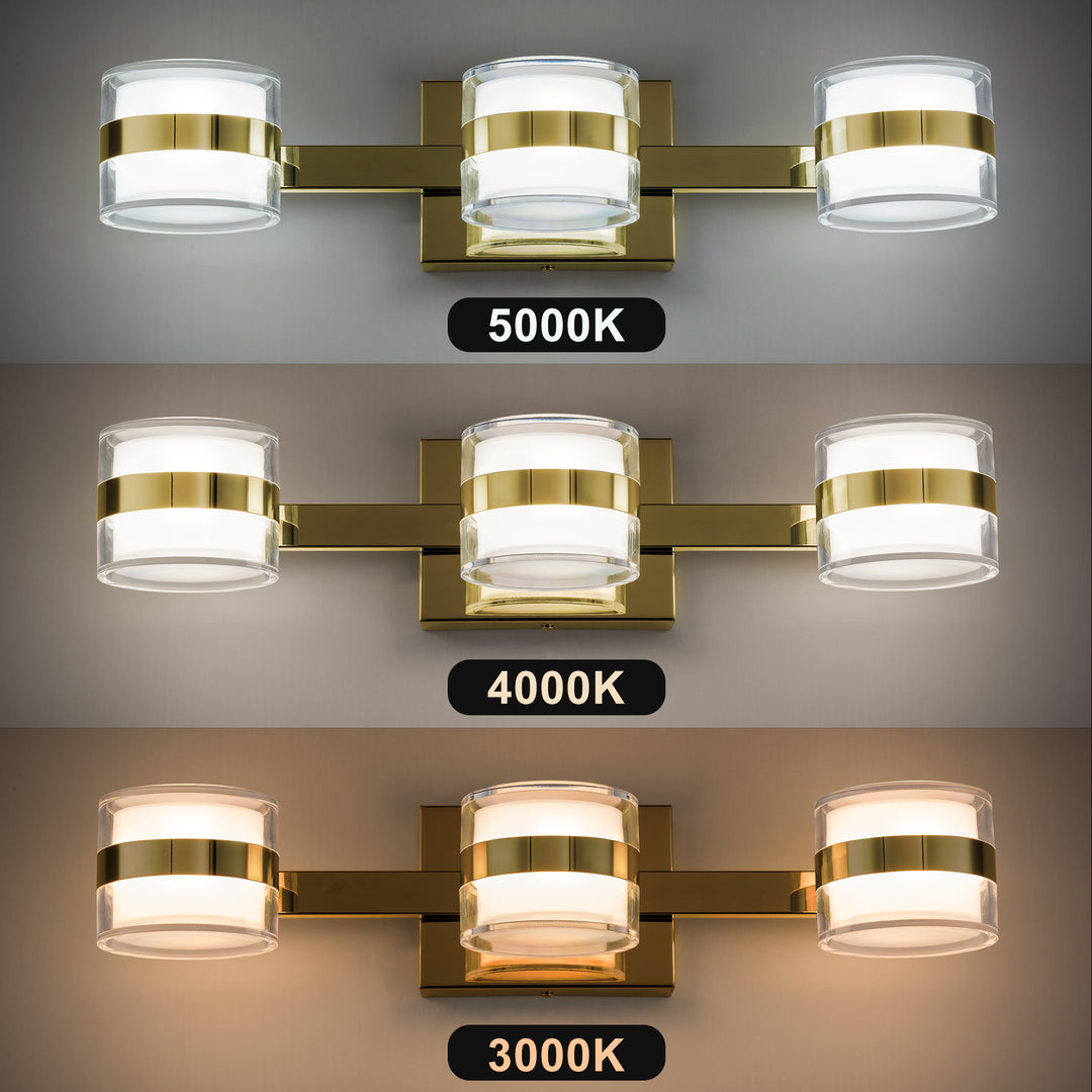 Lumin 3 - Light Dimmable LED Vanity Light #MX21046