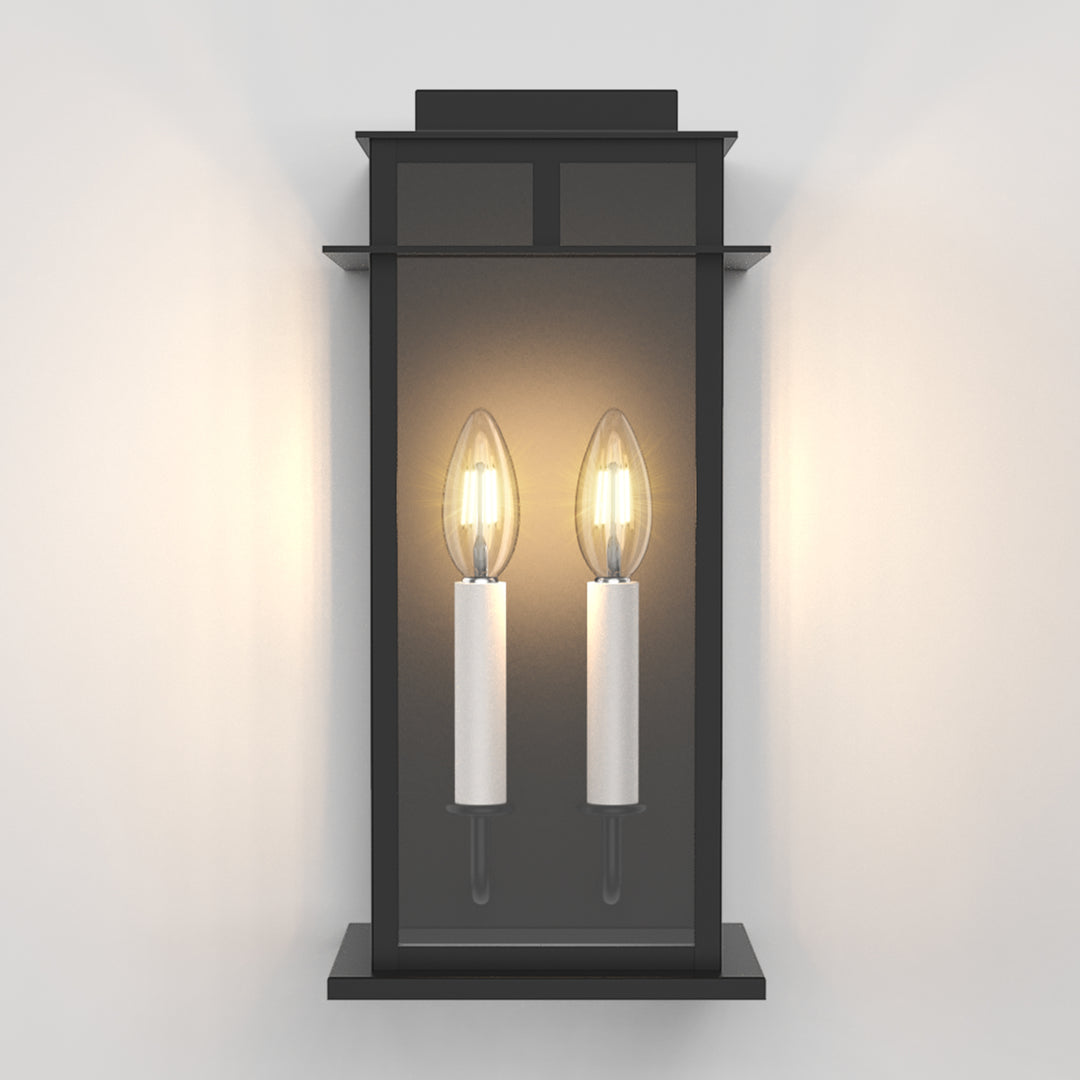 Solstice Outdoor Wall Lantern With Dusk To Dawn #7072