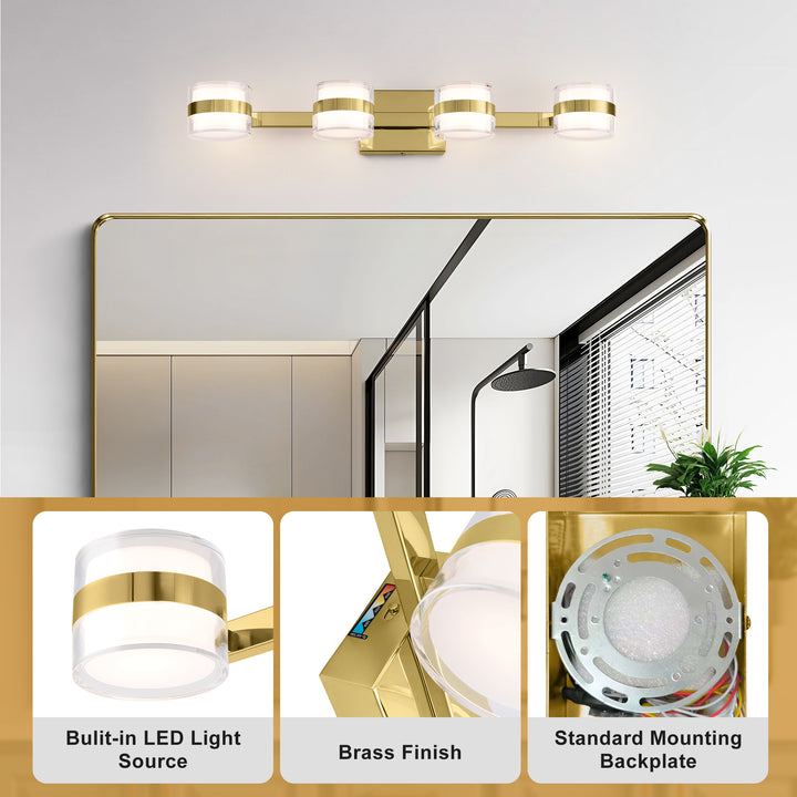 Lumin 3 - Light Dimmable LED Vanity Light #MX21046