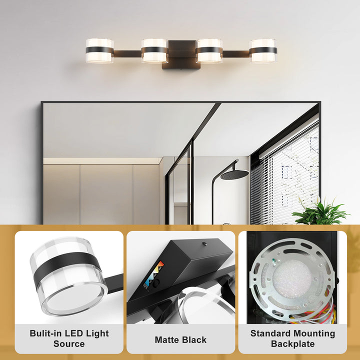 Lumin 3 - Light Dimmable LED Vanity Light #MX21046