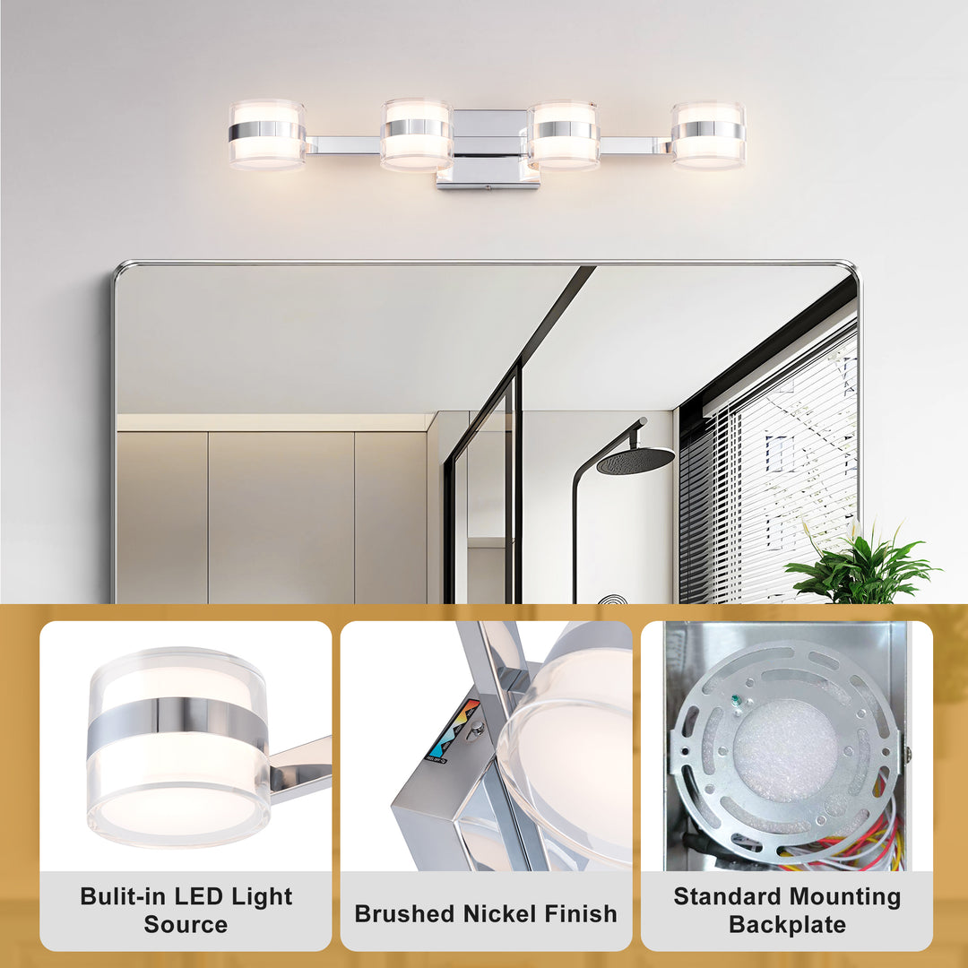 Lumin 3 - Light Dimmable LED Vanity Light #MX21046