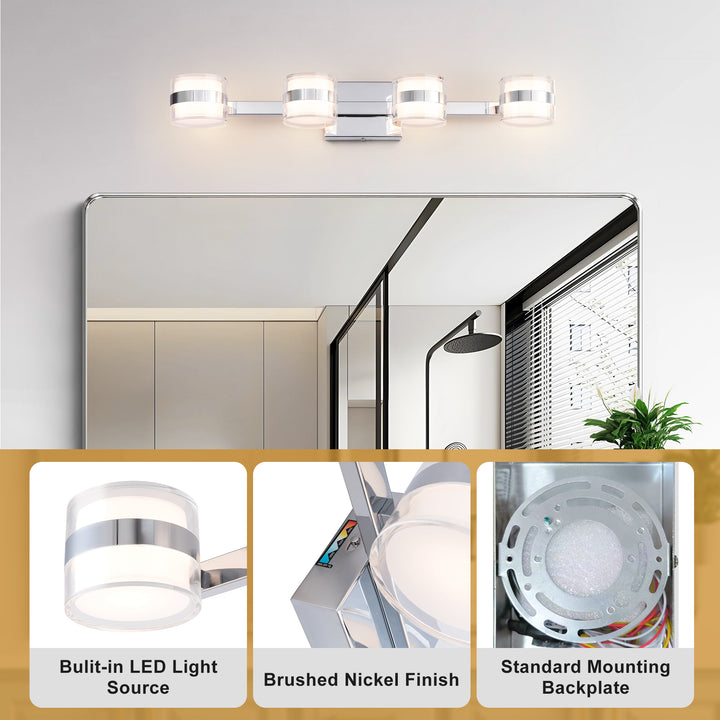 Lumin 3 - Light Dimmable LED Vanity Light #MX21046