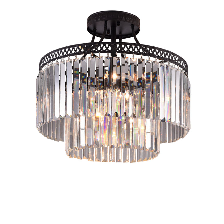 Maxax Luxury Modern Crystal Chandelier (Flush)#MX155202