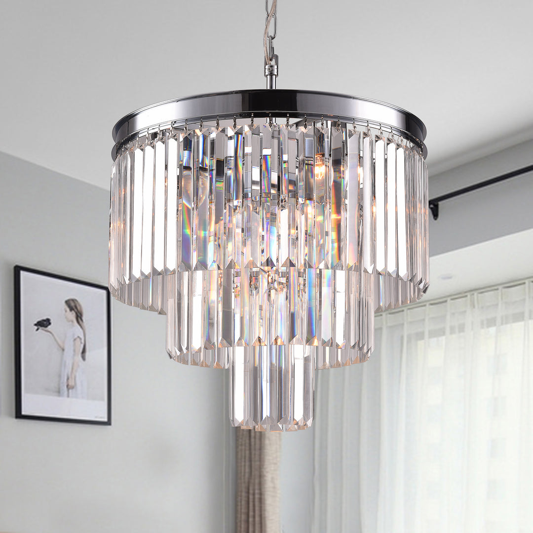 Maxax Luxury Modern Crystal Chandelier (3 Layer)#MX155203