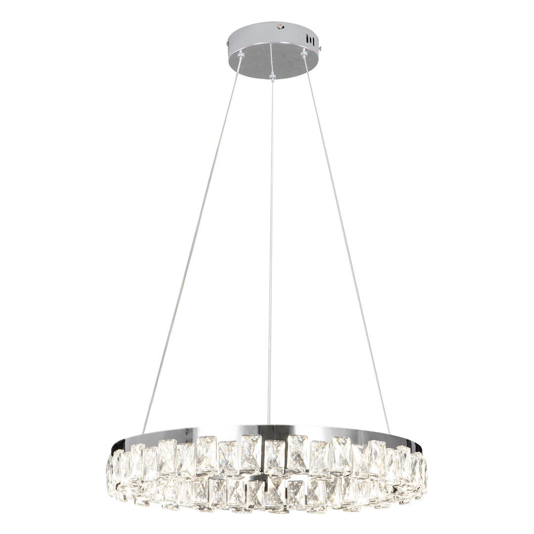 Maxax Dimmable LED Wagon Wheel Chandelier #YX-27