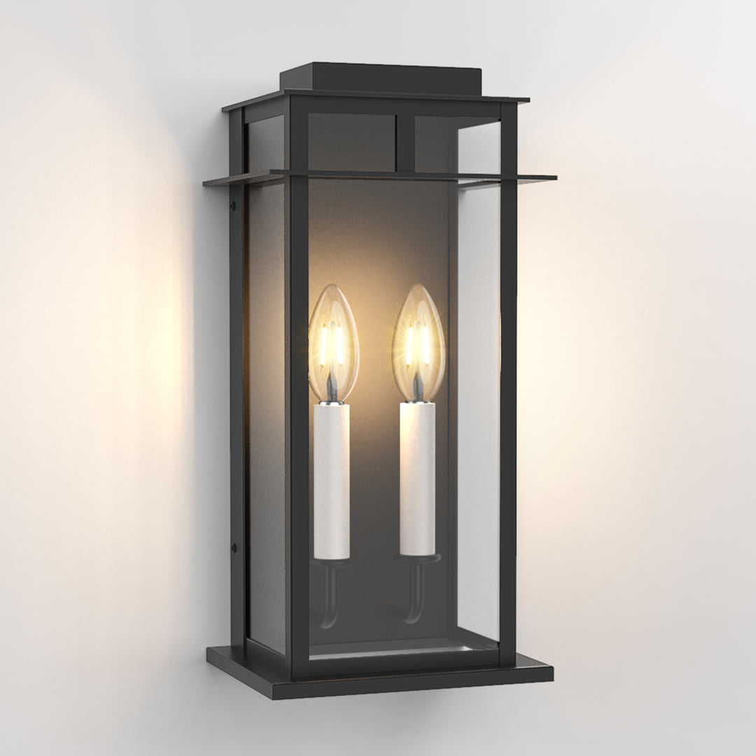 Solstice Outdoor Wall Lantern With Dusk To Dawn #7072