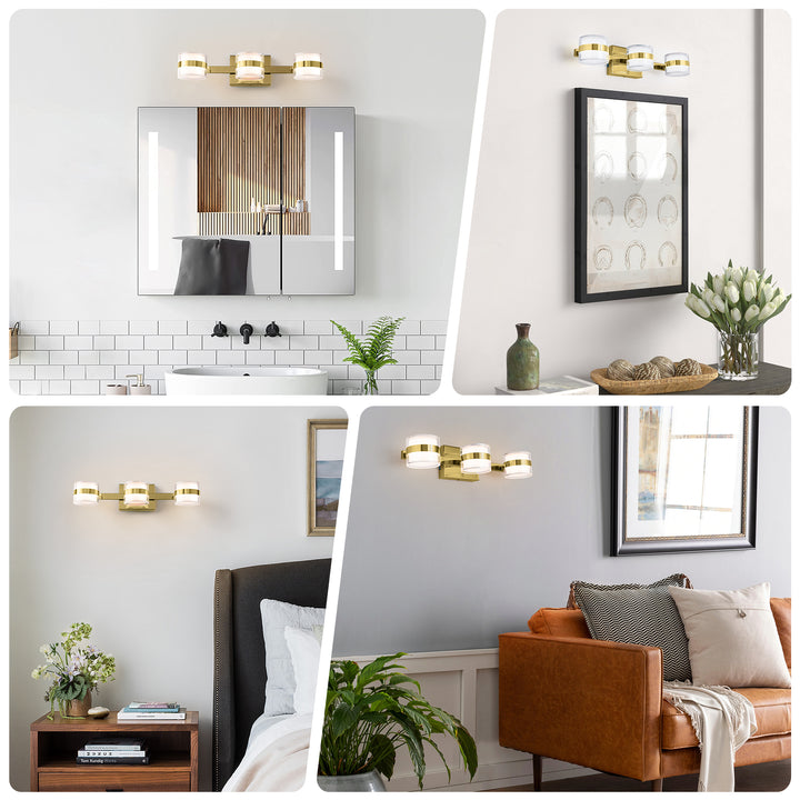 Lumin 3 - Light Dimmable LED Vanity Light #MX21046