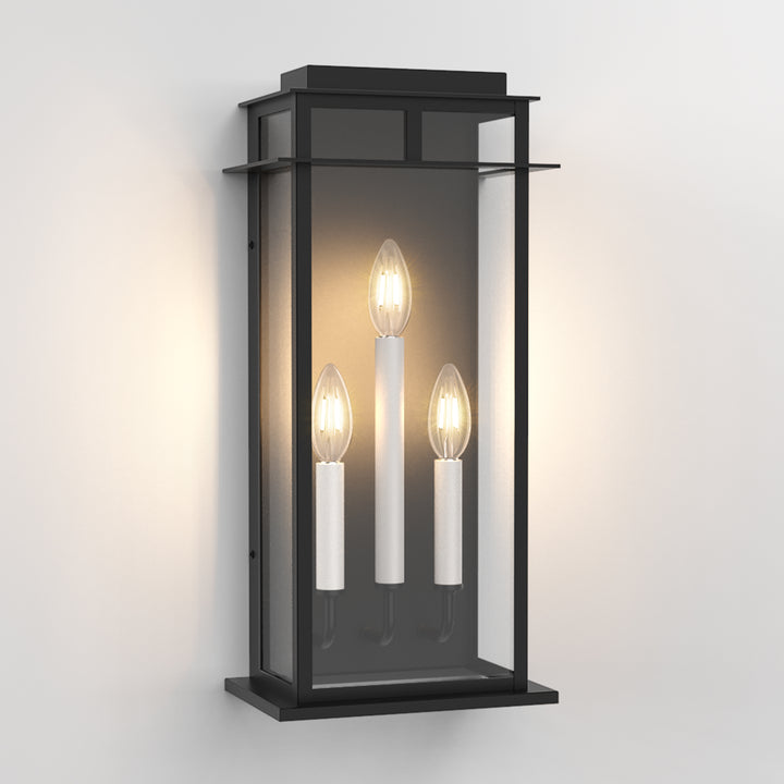 Solstice Outdoor Wall Lantern With Dusk To Dawn #7072