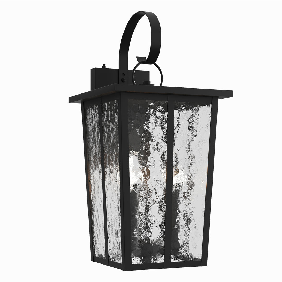 Maxax 3 - Light 18.58'' H Outdoor Wall Lantern Square / Rectangle with Dusk to Dawn #7025