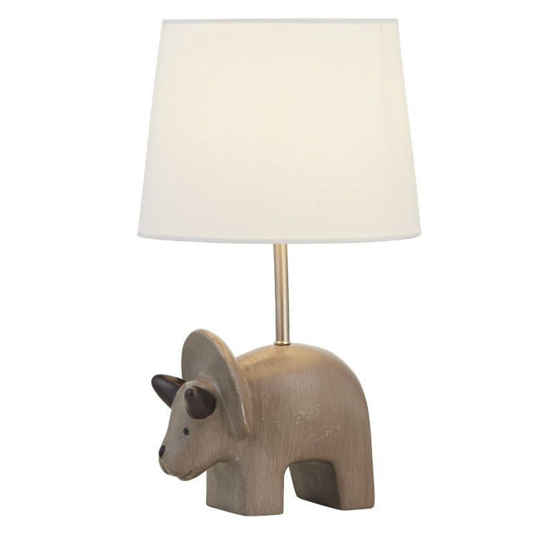 Maxax 16 Inch Bedside Grey Child/Kids Table Lamp #T112-BN-S