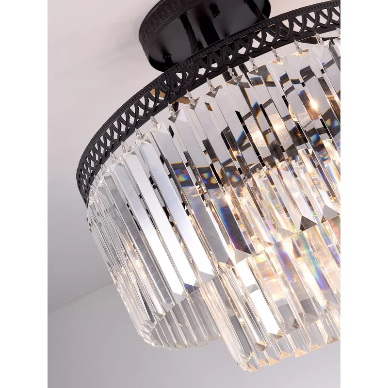 Maxax Luxury Modern Crystal Chandelier (Flush)#MX155202