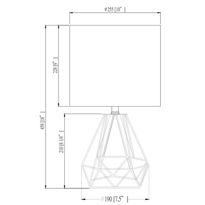 18.75 Table Lamp Set (Set of 2) #T25