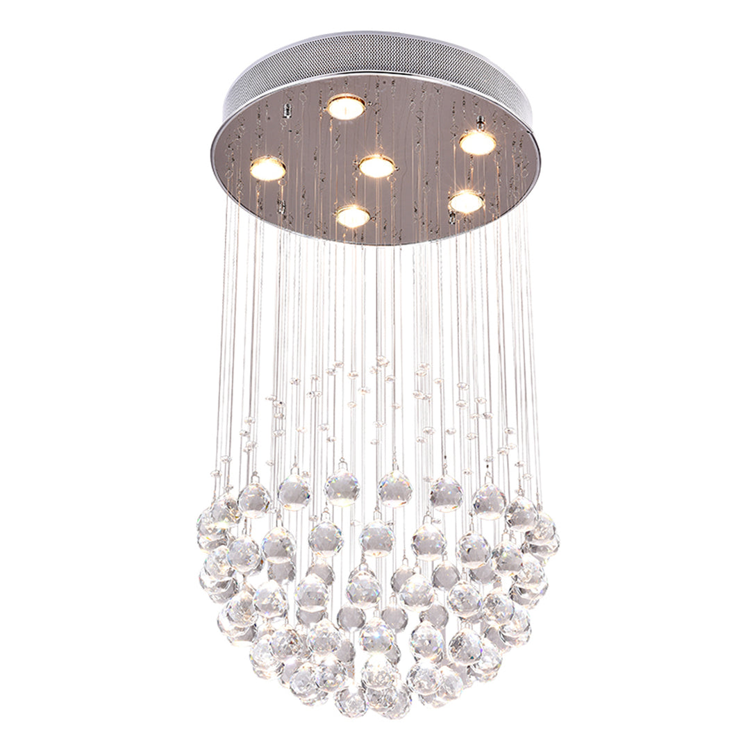 Maxax 6-Light Unique / Statement Empire Crystal Chandelier #MX16003-C-HIR