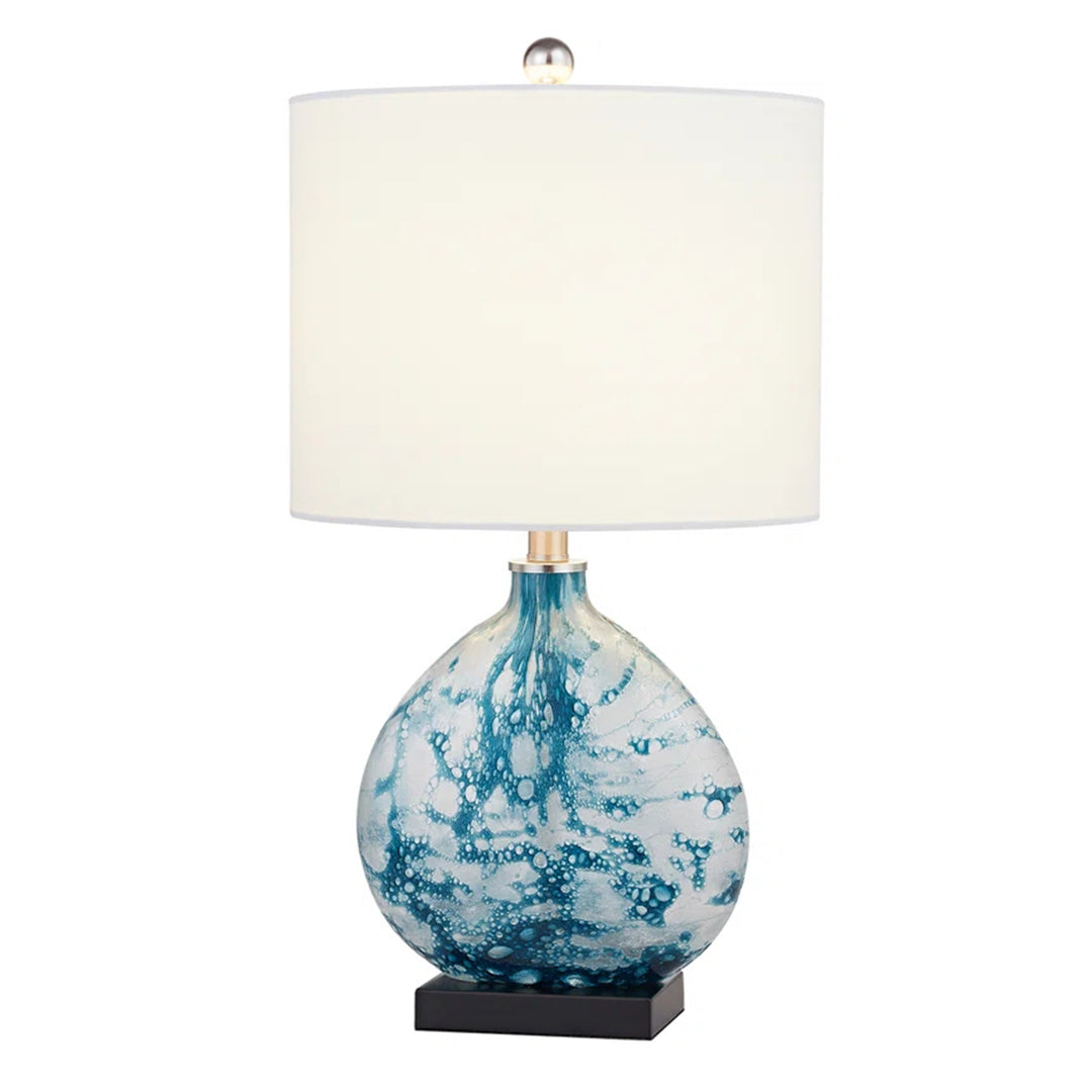 Maxax 23 Inch Bedside Blue Table Lamp #T101