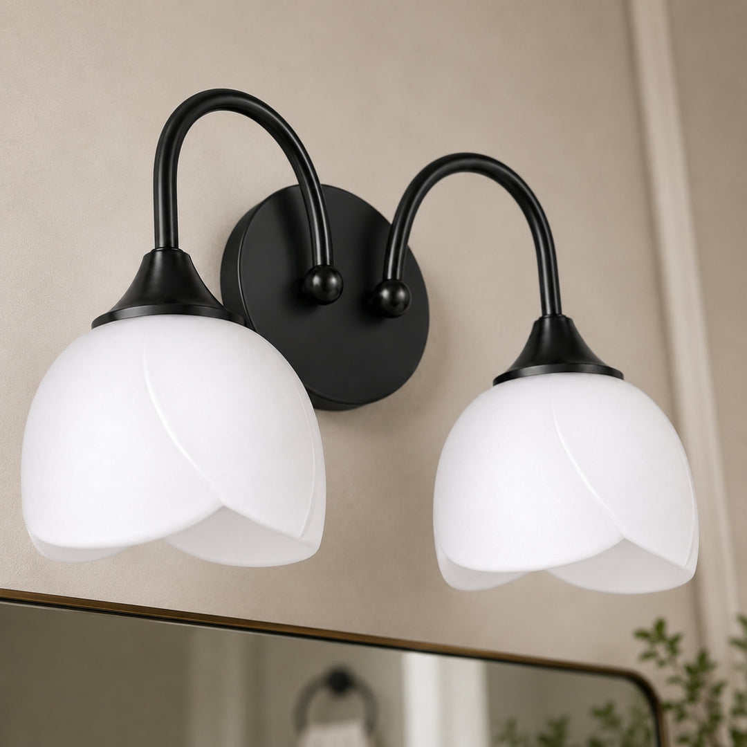 Illusion 23.6''W 3-Light Dimmable Vanity Light with Opal Glass #39014