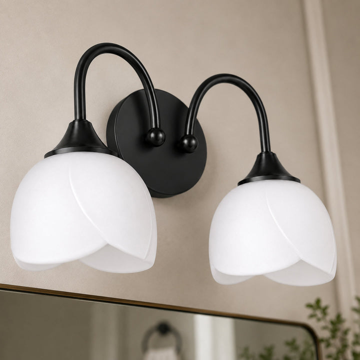 Illusion 23.6''W 3-Light Dimmable Vanity Light with Opal Glass #39014