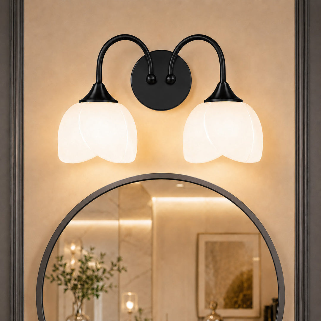 Illusion 23.6''W 3-Light Dimmable Vanity Light with Opal Glass #39014