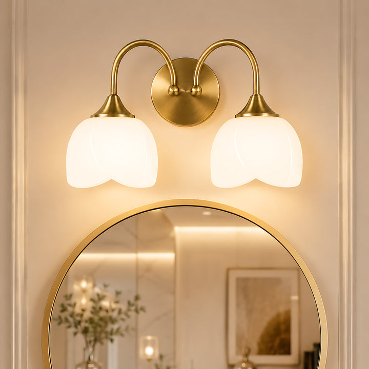 Illusion 23.6''W 3-Light Dimmable Vanity Light with Opal Glass #39014