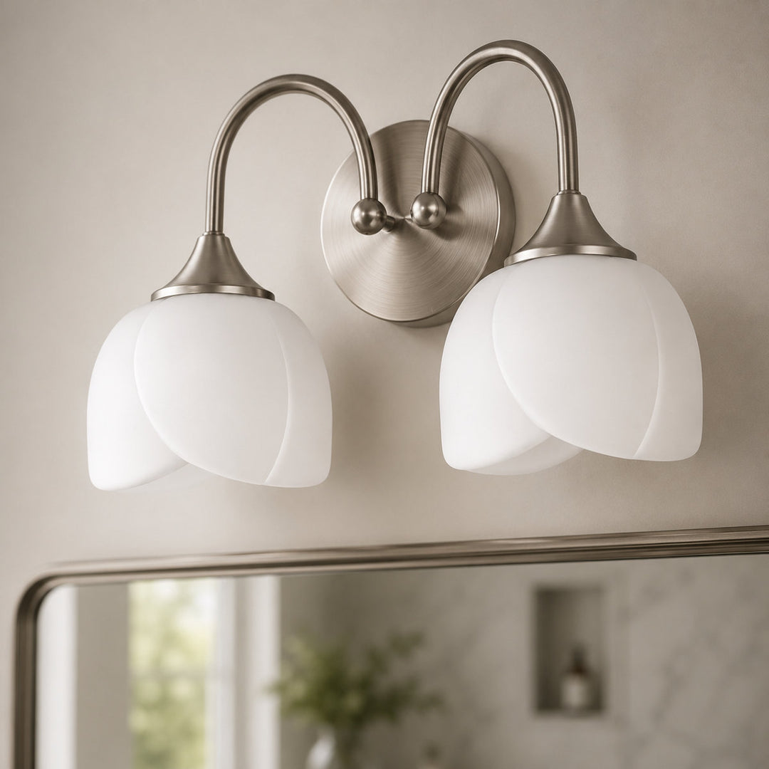 Illusion 23.6''W 3-Light Dimmable Vanity Light with Opal Glass #39014