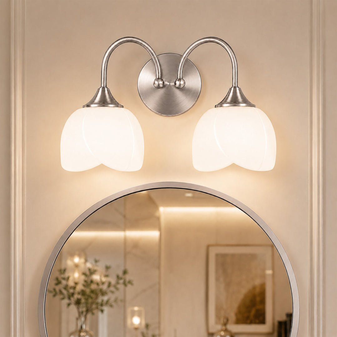 Illusion 23.6''W 3-Light Dimmable Vanity Light with Opal Glass #39014