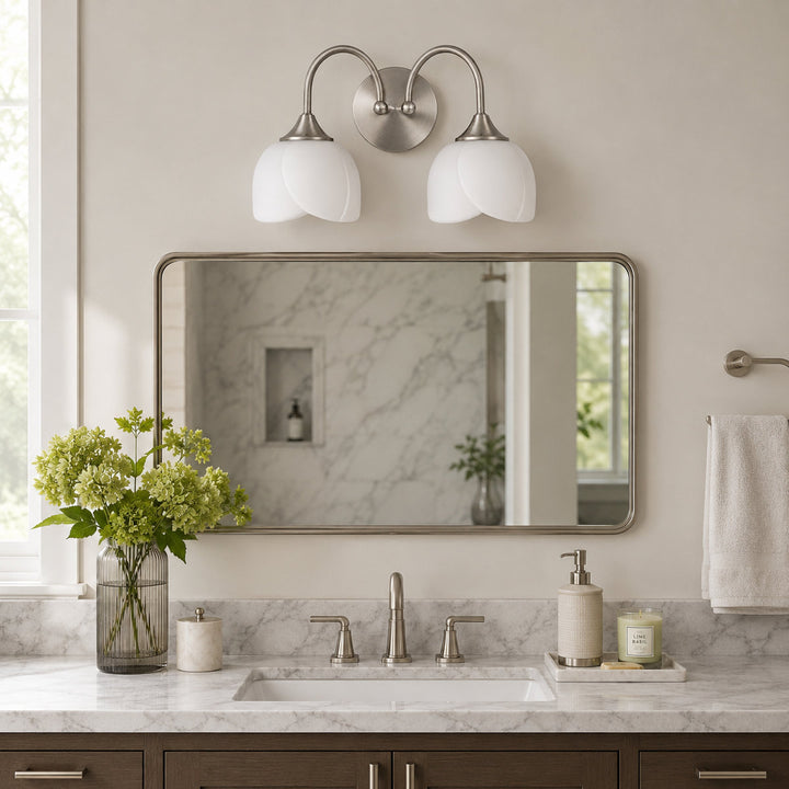 Illusion 23.6''W 3-Light Dimmable Vanity Light with Opal Glass #39014