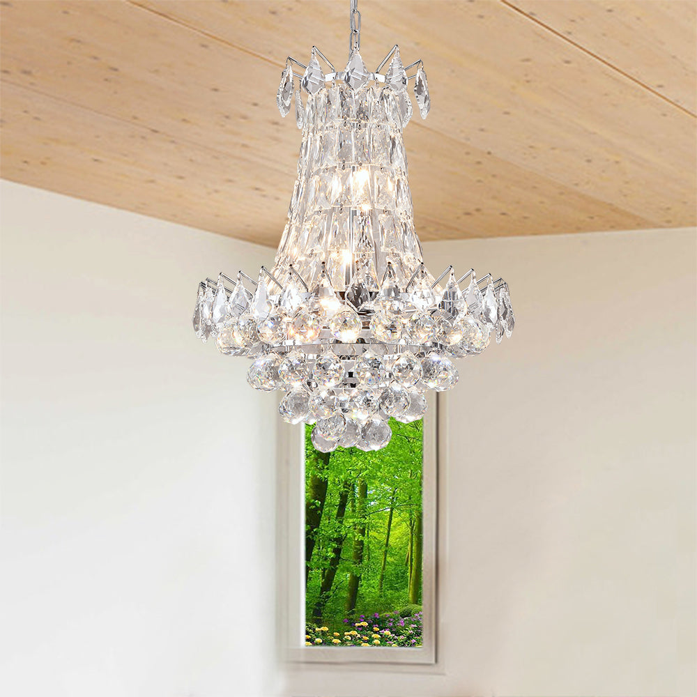 Maxax 6 - Light Unique / Statement Empire Crystal Chandelier #MX17022-P