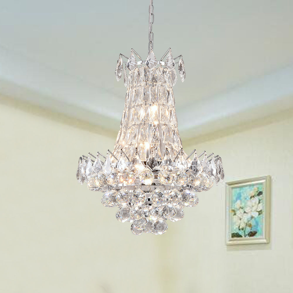 Maxax 6 - Light Unique / Statement Empire Crystal Chandelier #MX17022