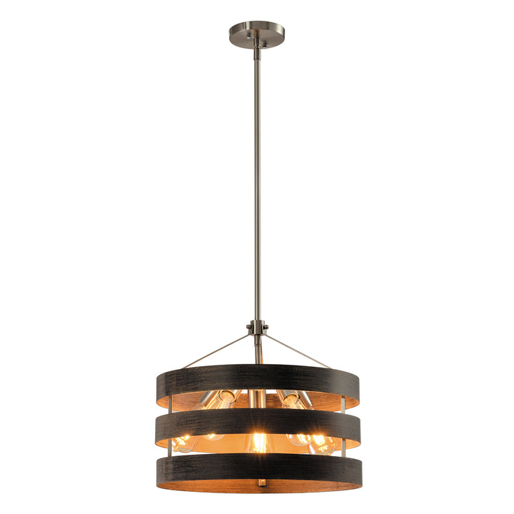 Maxax 5 - Light Shaded Drum Chandelier #MX1911-P5