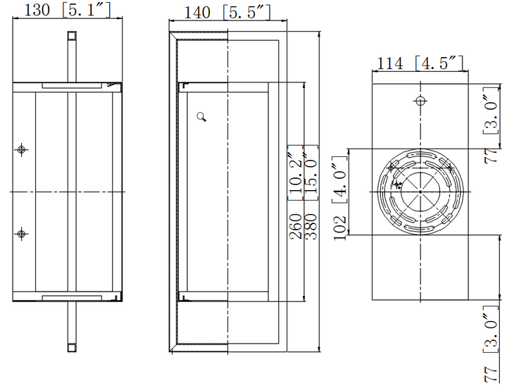 Solstice 1 - Light Glass Outdoor Wall Lantern with Dusk to Dawn #7057