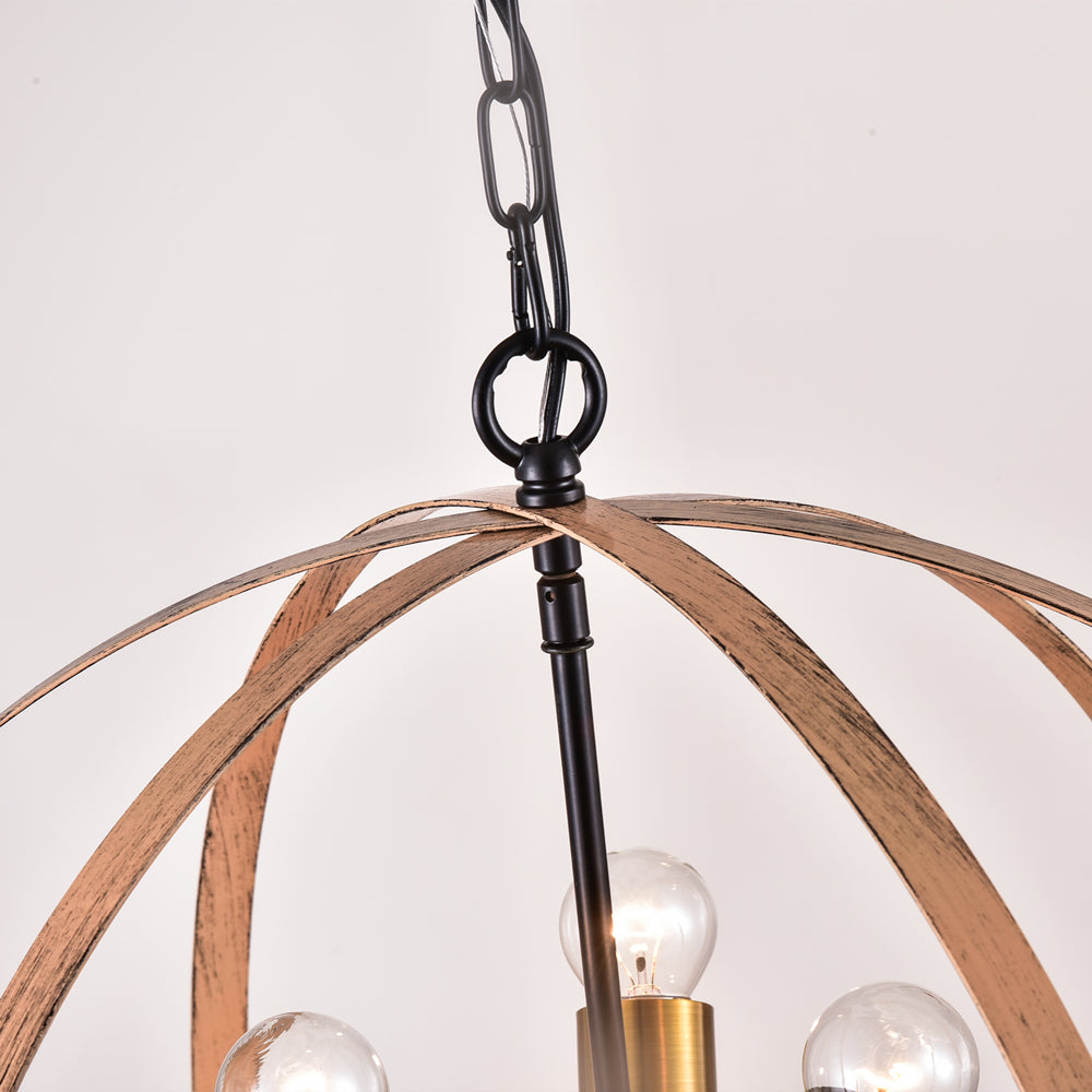 Maxax 12 - Light Dimmable Lantern Globe Chandelier #MX19060