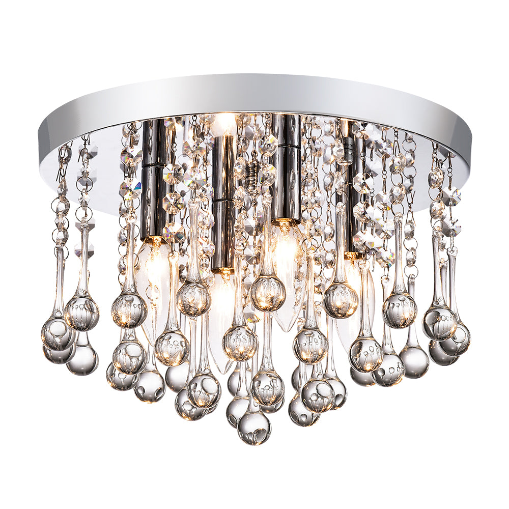 Maxax  4 - Light 11.8in Crystal Pendant Ceiling Lamp #MX19067-4