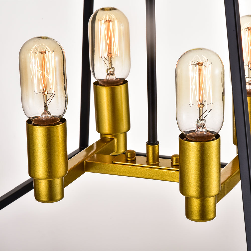 Maxax 4 - Light Lantern Geometric Chandelier #MX19074