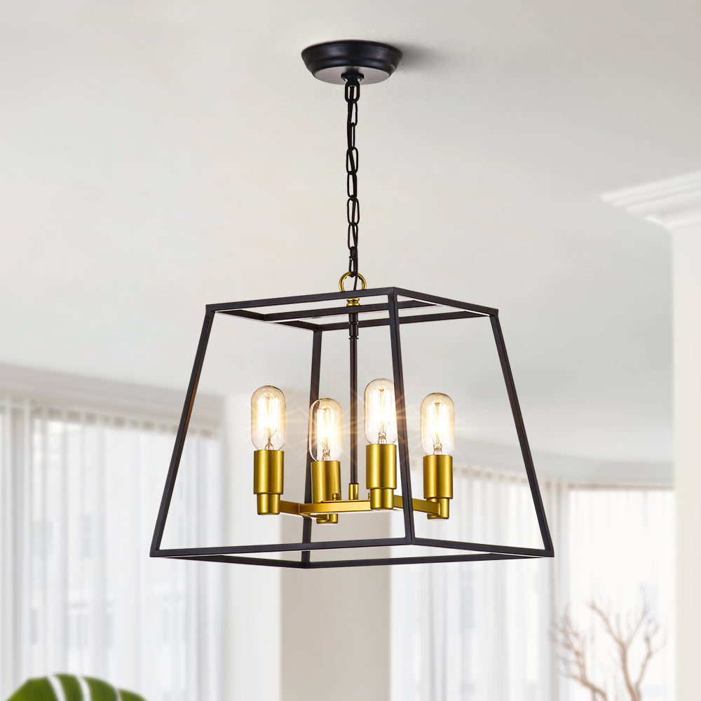 Maxax 4 - Light Lantern Geometric Chandelier #MX19074