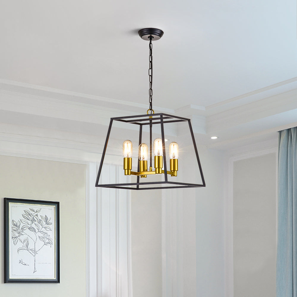 Maxax 4 - Light Lantern Geometric Chandelier #MX19074