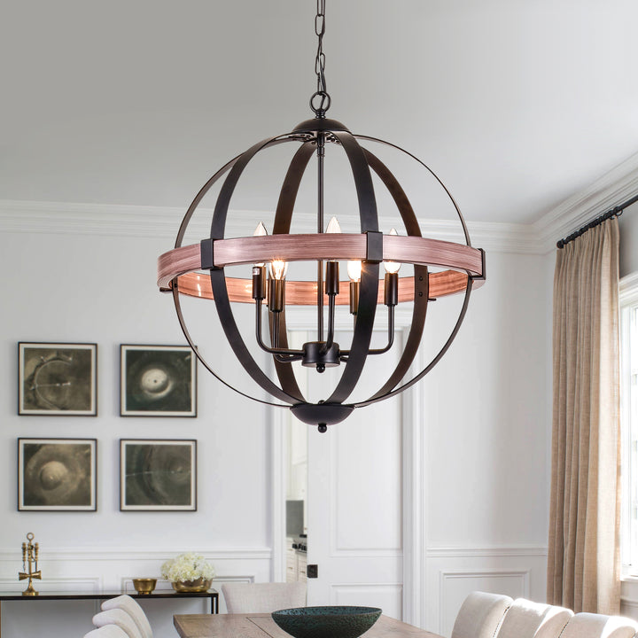 Maxax 5 - Light Statement Globe Chandelier #MX19076