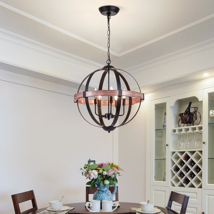 Maxax 5 - Light Statement Globe Chandelier #MX19076