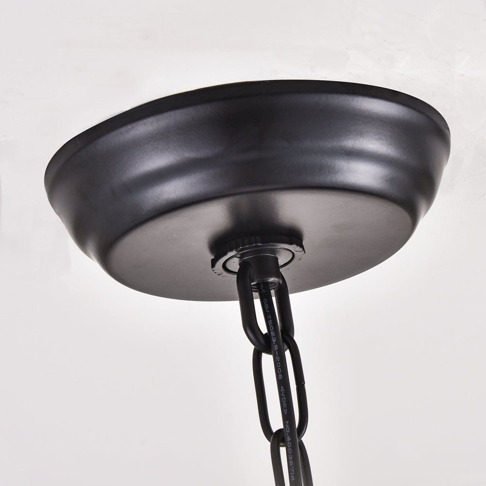 Maxax 6 - Light Candle Style Wagon Wheel Chandelier #MX19080