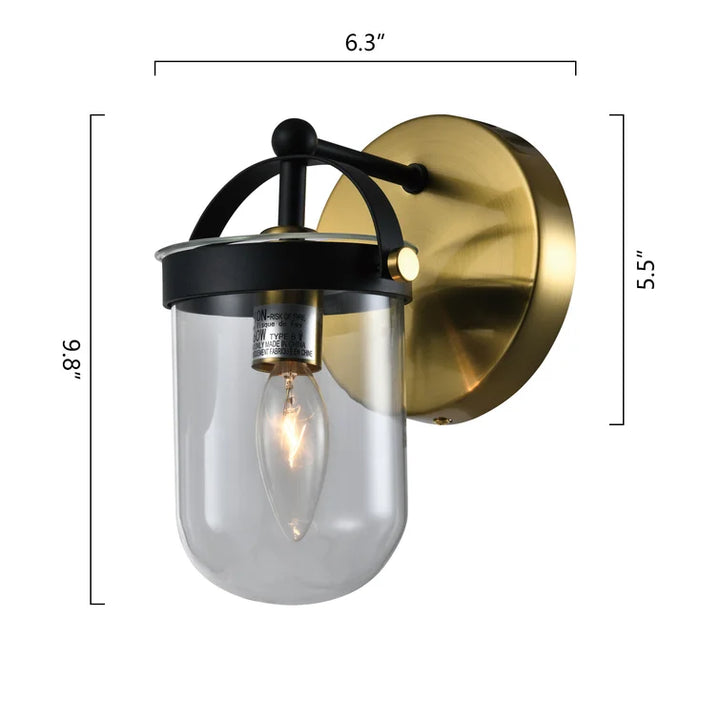 Maxax 1 - Light Dimmable Armed Sconce #D155